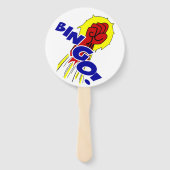 Éventail Bingo Ball Hand Fan Action Poing & Pied! (Devant)