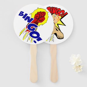 Éventail Bingo Fan d'action main de bingo Poing et pied!