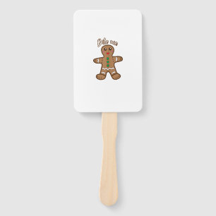 Éventail Bite Me Gingerbread Funny Cookie Christmas Thanksg