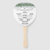 Éventail Blanche dentelle et bébés Mariage de respiration (Dos)