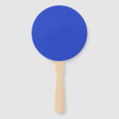 Éventail Bleu bleu (couleur solide) (Dos)