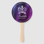 Éventail Bleu citron pourpre (Devant)