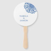 Éventail Bleu lunaire (Devant)