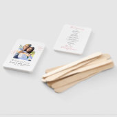 Éventail Blush Laurel Feuille Programme de mariage moderne (Non-assemblé)