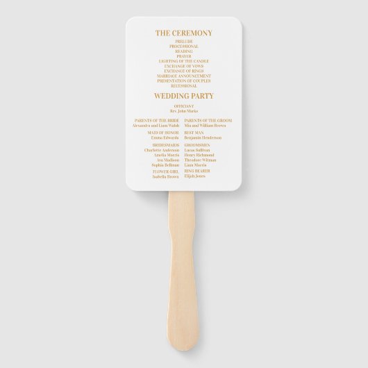 Éventail Boarding Pass Cosmic Wedding Destination (Dos)