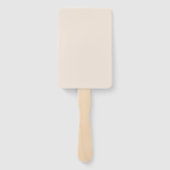 Éventail Boho Leopard | Femme Baby shower floral tropical (Dos)