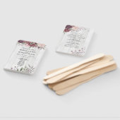 Éventail Boho Rustique Dusty Rose rose Fleurs Mariage main (Non-assemblé)