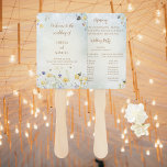 Éventail Boho Wildflower Rustic Green Wedding Programme<br><div class="desc">Guidez vos invités à travers votre journée spéciale grâce à notre programme de mariage vert rustique Boho Wildflower. Doté de fleurs sauvages fantaisistes en aquarelle, ce programme capte le charme bohème de votre mariage. Parfait pour les fêtes de plein air, de printemps, d'été ou d'automne, il complète l'élégance rustique de...</div>