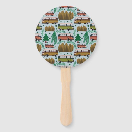 Éventail Bois Camper Baby Boy Douche (Dos)