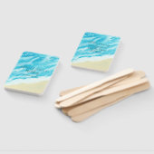 Éventail Bokeh Lights Modern Beach Wedding (Non-assemblé)