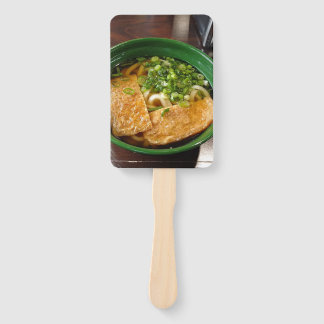 Éventail Bol de soupe japonaise aux nouilles Udon Kitsune
