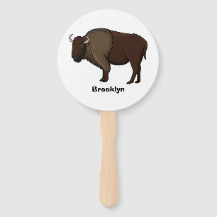 Éventail Bonne illustration de bison américain