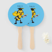 Éventail Bonne remise des diplômes des abeilles (Devant et derrière)