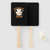 Éventail Boo Crew Funny Ghost Spooky Halloween Nurse T-Shir (Devant et derrière)