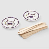 Éventail Boo drôle Halloween personnage d'araignée main (Non-assemblé)