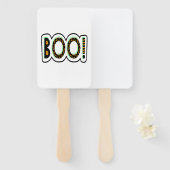 Éventail BOO Halloween (Devant et derrière)