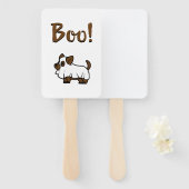 Éventail Boo Halloween (Devant et derrière)