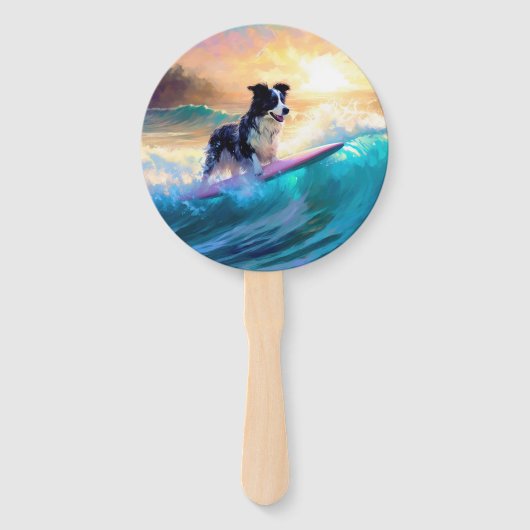Éventail Bordure Collie Beach Plage Plage Plage de surf Pei (Dos)