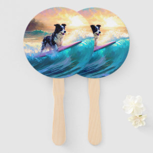 Éventail Bordure Collie Beach Plage Plage Plage de surf Pei