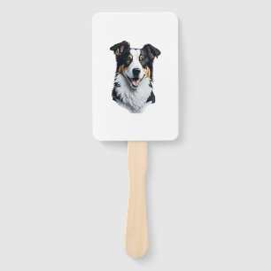 Éventail Bordure face Collie