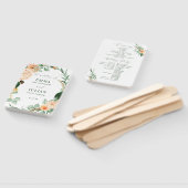 Éventail Botanique Boho Green Programme de mariage neutre (Non-assemblé)