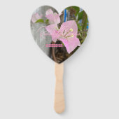 Éventail bougainvilliers roses ou fleur de papier, tropical (Devant)