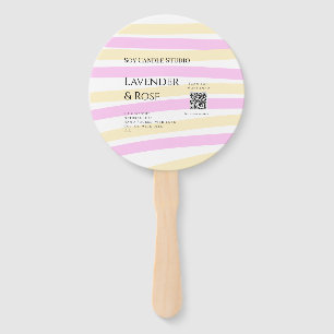 Éventail Bougie de soja rose Lavender entreprise ajouter q