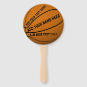 Éventail Boules de panier personnalisées (Devant)