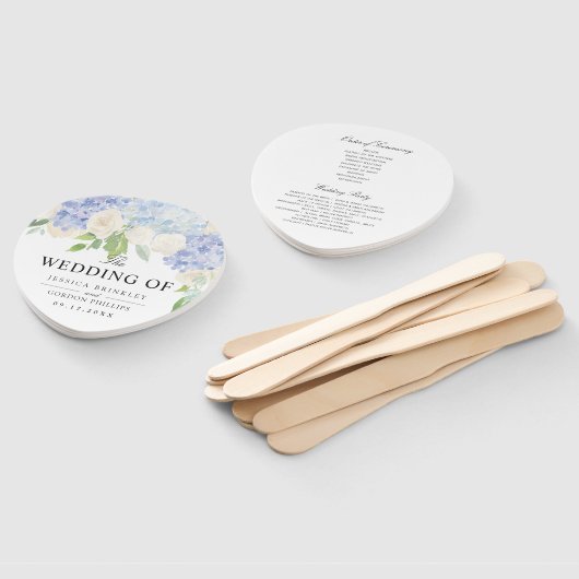 Éventail Bouquet Carolina Bloom | Programme de mariage (Non-assemblé)