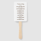 Éventail Bouquet d'automne (Dos)