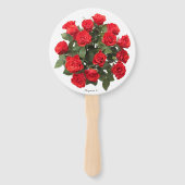 Éventail Bouquet de mariées Red Rose (Devant)