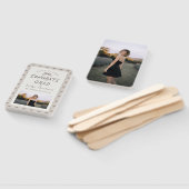 Éventail Bow 2 Photo Congrats Grad Graduation  (Non-assemblé)