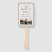 Éventail Bow 2 Photo Congrats Grad Graduation  (Devant)