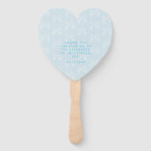 Éventail Bow Ribbon C'est un garçon (Dos)