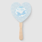 Éventail Bow Ribbon C'est un garçon (Devant)