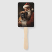 Éventail Boxer avec Noël Festif du Père Noël (Dos)