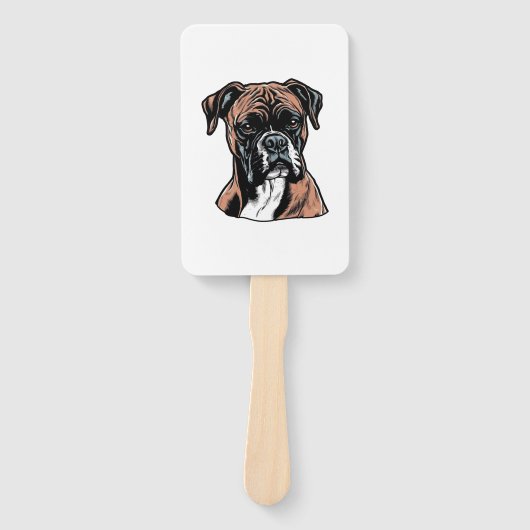 Éventail Boxer Buddy Humoristique Protective (Devant)