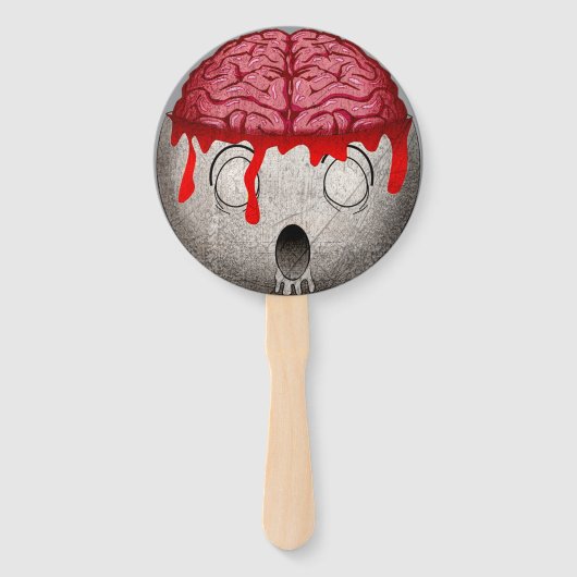 Éventail Brainmoji Handwaaier (Achterkant)