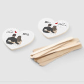 Éventail BrideGroom personnalisée : l'élégance rencontre le (Non-assemblé)