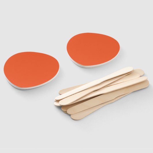 Éventail Bright Solid Orange Background (Non-assemblé)