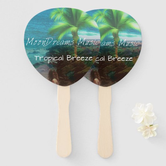 Éventail Brise tropicale (Devant et derrière)