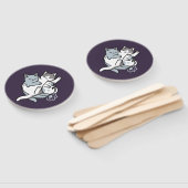 Éventail Brosse à lait - Chats à couchage mignon (Non-assemblé)