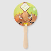 Éventail Bruce, Les Fans À Main De L'Épelle Eléphante (Dos)