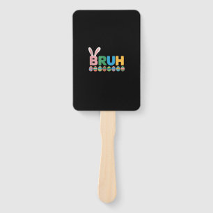 Éventail Bruh Bunny Pâques mème mignon Pour Enfants _12