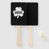 Éventail Bruh Meme Drôle Dire Bro Salutation Ado Garçon St (Devant et derrière)