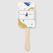 Éventail Brush Stroke Et Silhouette (Devant)