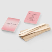 Éventail Bubblegum Blush Wedding (Non-assemblé)