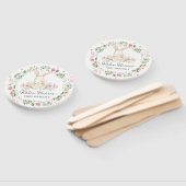 Éventail Bunny Anniversaire Invitation, Un ventilateur de l (Non-assemblé)