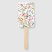 Éventail Bunny Invitation d'anniversaire, Certains lapins e (Dos)