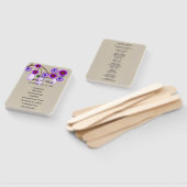 Éventail Burlap Rustique violet Floral Mason jarres Mariage (Non-assemblé)